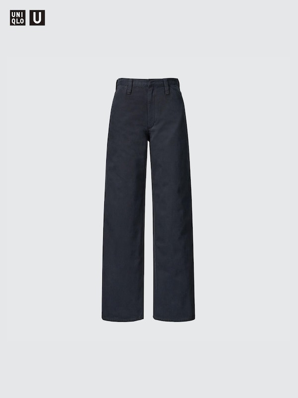 High Waisted Straight Color Jeans