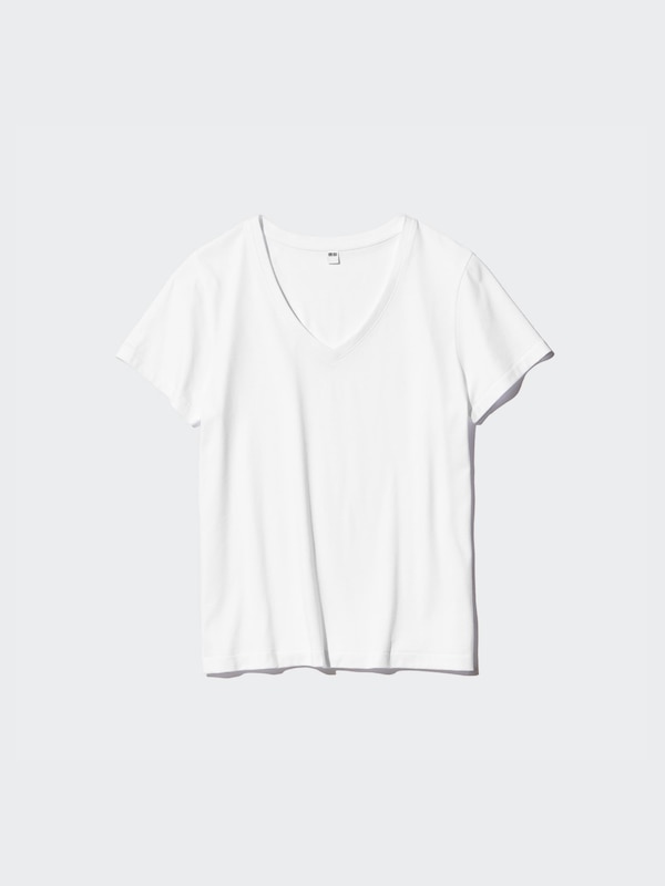 100% Supima Cotton V Neck T-Shirt
