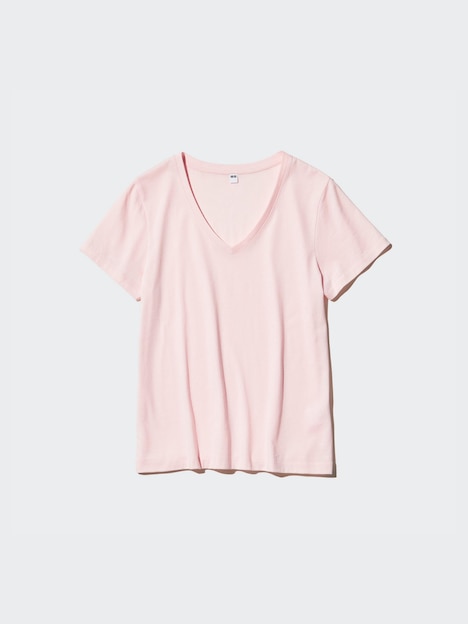 100% SUPIMA Cotton V Neck Short Sleeve T-Shirt