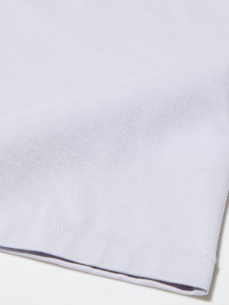 100% SUPIMA Cotton V Neck Short Sleeve T-Shirt