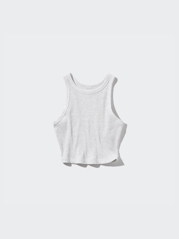 RIBBED CROPPED TANK TOP