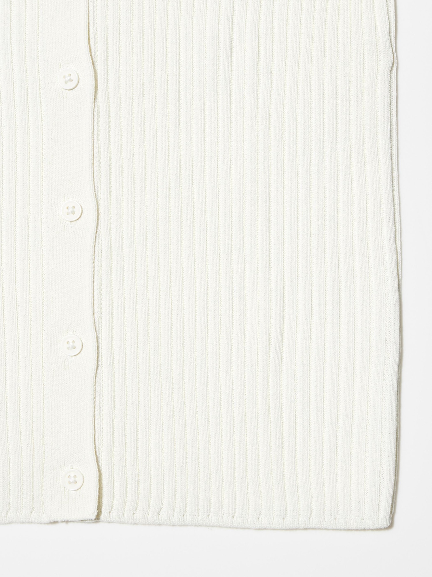 Ribbed Short-Sleeve Polo Cardigan | UNIQLO US
