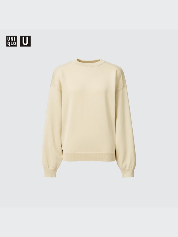 Crew Neck Wide Sweater