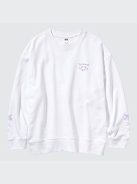 Sanrio Characters Long-Sleeve Sweatshirt (Cinnamoroll)