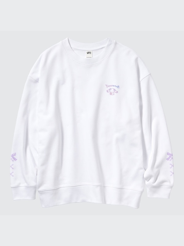 Sanrio Characters Long-Sleeve Sweatshirt (Cinnamoroll)