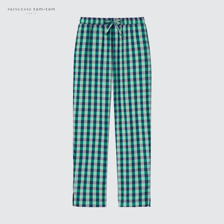 Flannel Checked Trousers