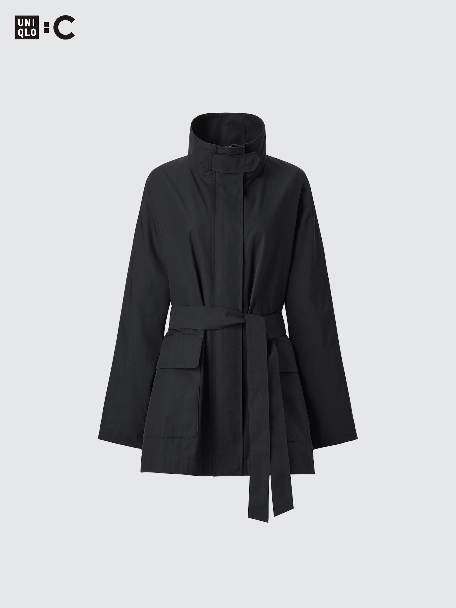 Stand Collar Oversized Coat