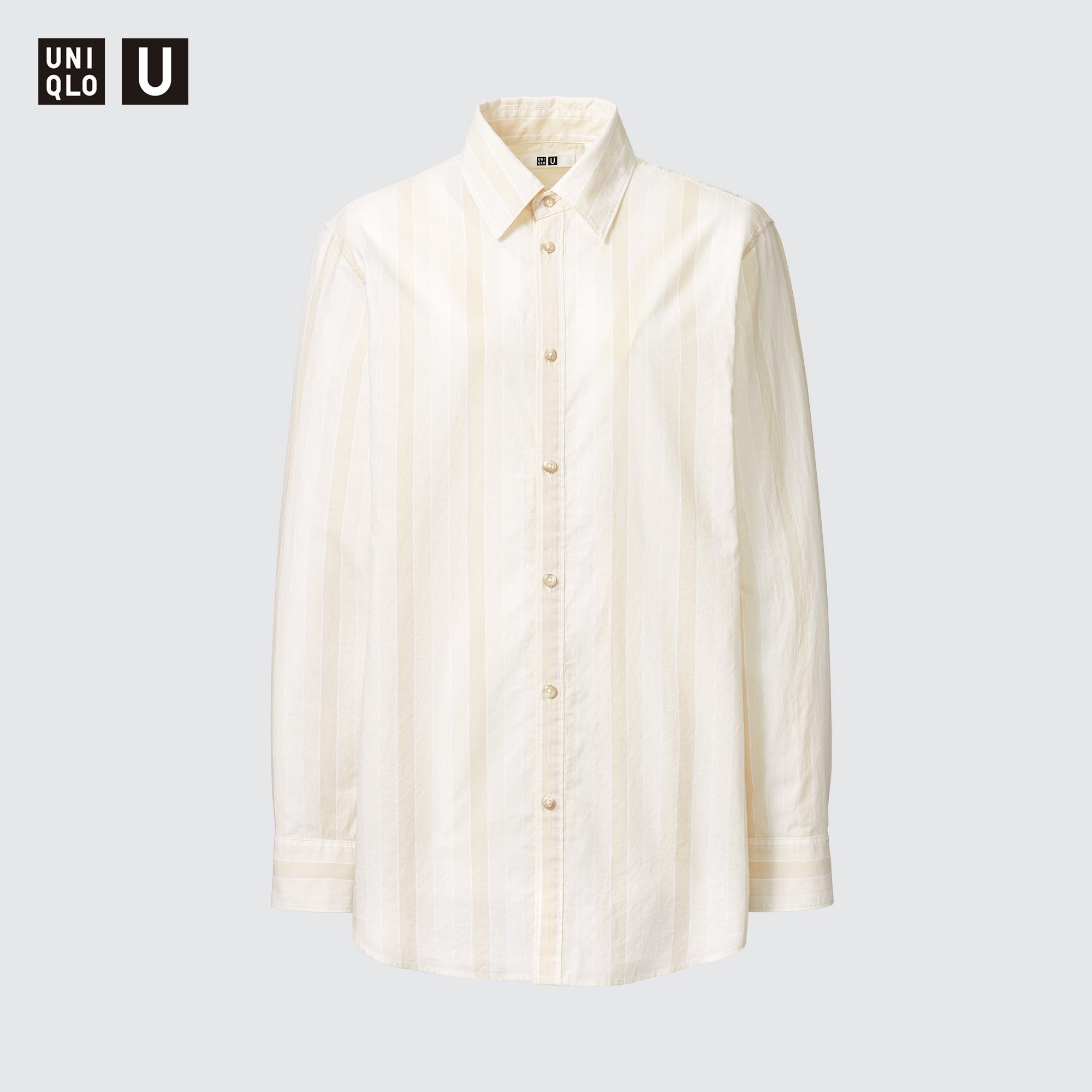 Uniqlo white best sale dress shirt