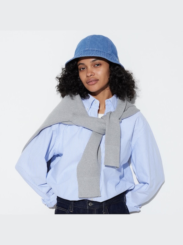 UV PROTECTION DENIM BUCKET HAT