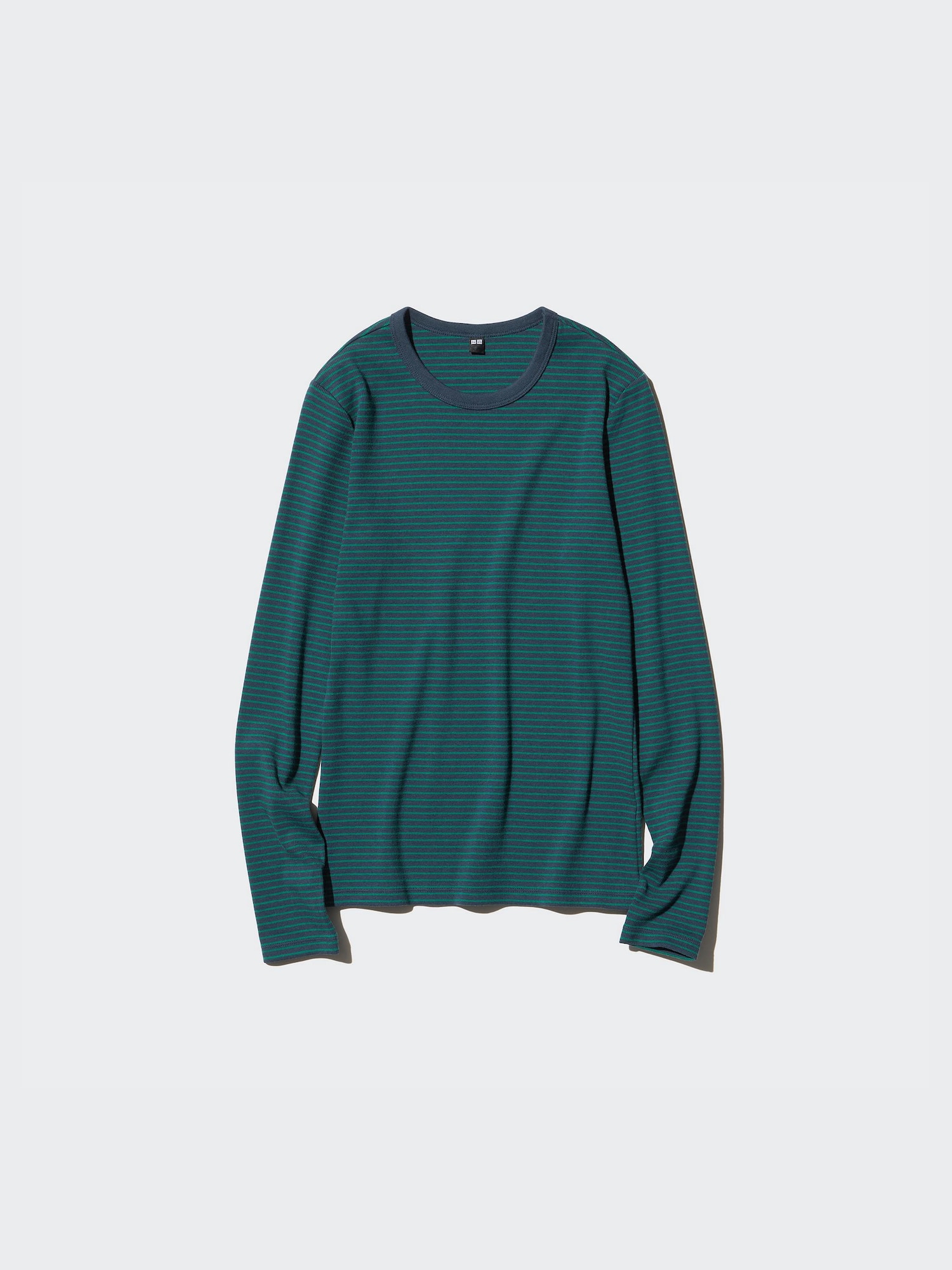 Soft Ribbed T-Shirt | Long Sleeve | Striped | UNIQLO US