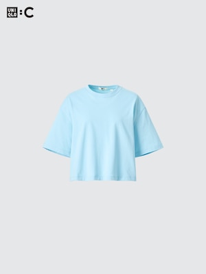 Cotton Oversized Cropped T-Shirt