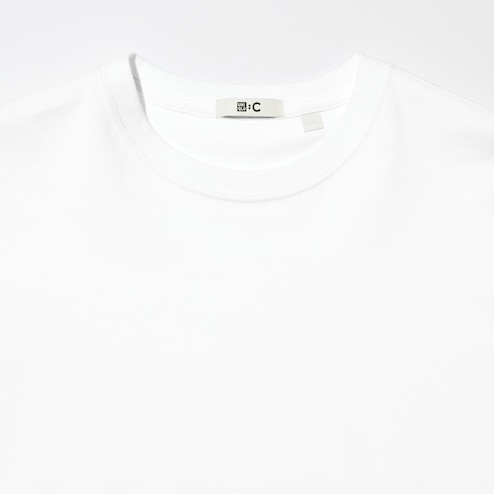 White Cotton Oversized Cropped Shirt
