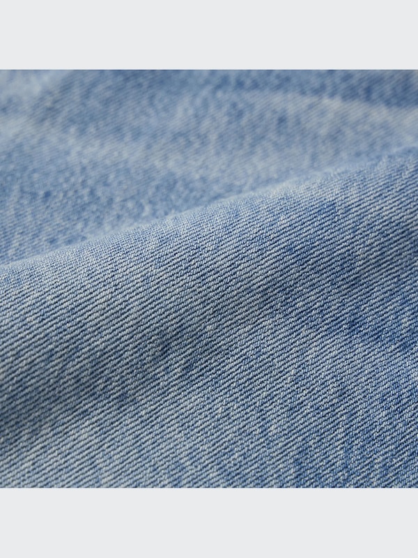 High Rise Denim Shorts (Frayed Hem)