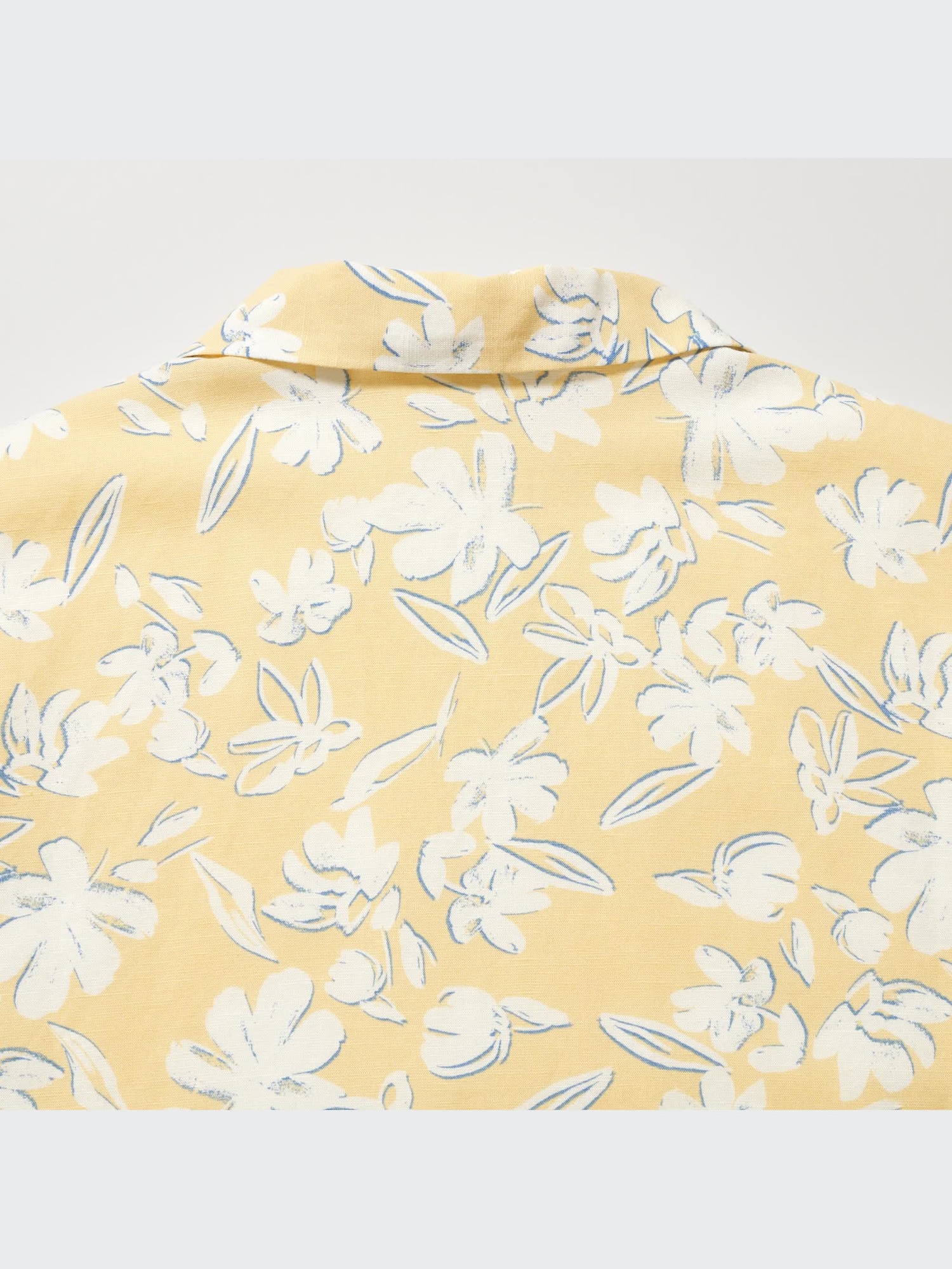 Linen Blend Printed Open Collar Short-Sleeve Shirt | UNIQLO US