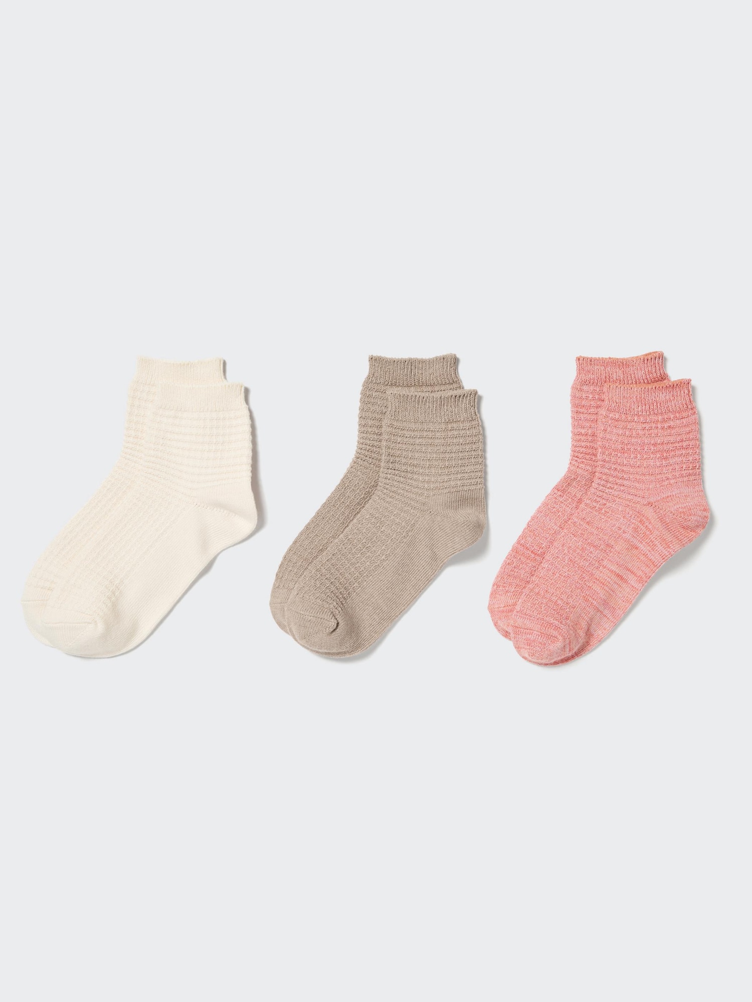 Pique Socks (3 Pairs) | UNIQLO US