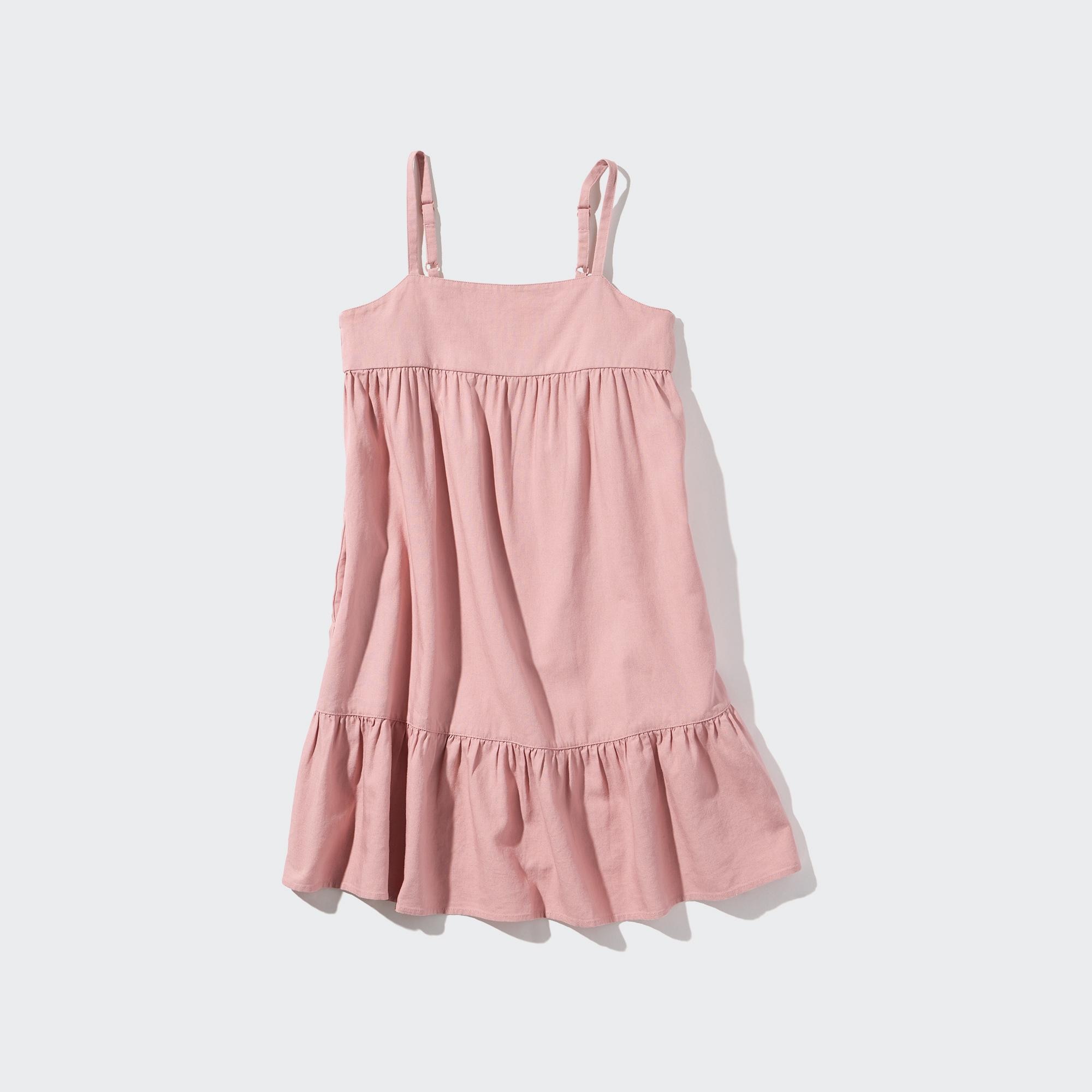 Linen Blend Camisole Dress