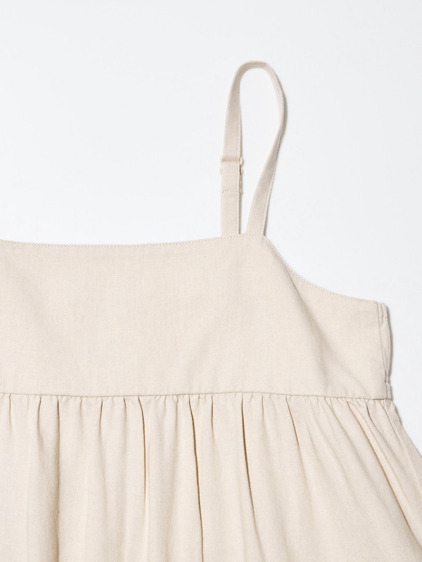Linen Blend Camisole Dress