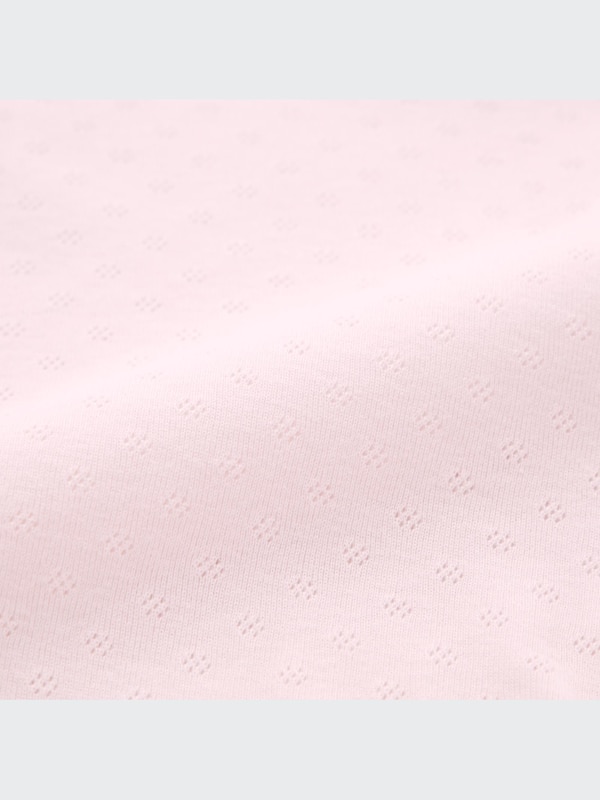 Newborn Pointelle Front-Opening Short Sleeve Bodysuit