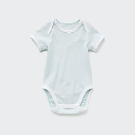 Newborn Colour Block Short Sleeved Bodysuit