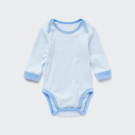 Newborn Colour Block Long Sleeved Bodysuit