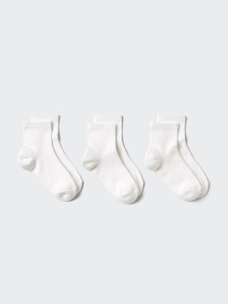 Socks (Crew Ribbed Pile, 3 Pairs)