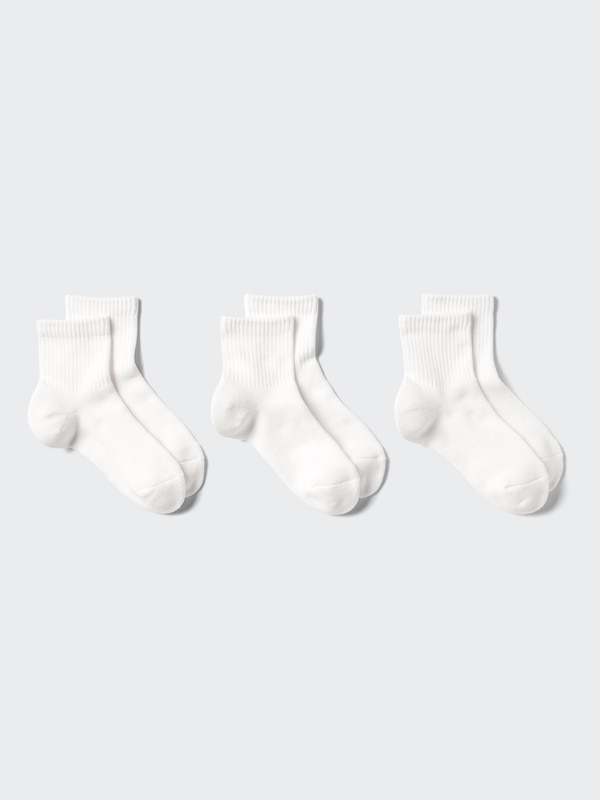 Crew Ribbed Pile Socks | 3 Pairs