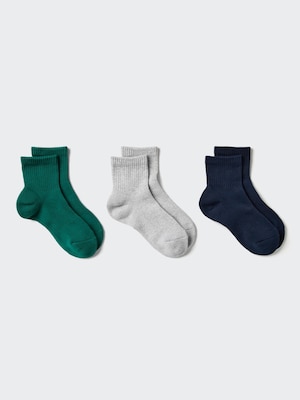 Crew Ribbed Pile Socks | 3 Pairs