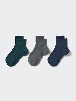 Crew Ribbed Pile Socks | 3 Pairs
