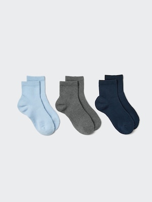 Crew Ribbed Pile Socks | 3 Pairs
