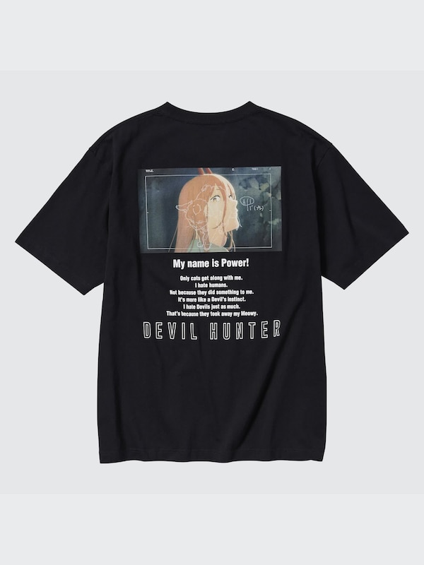 Chainsaw Man × Kosuke Kawamura UT (Oversized Short-Sleeve Graphic T-Shirt) (Power)