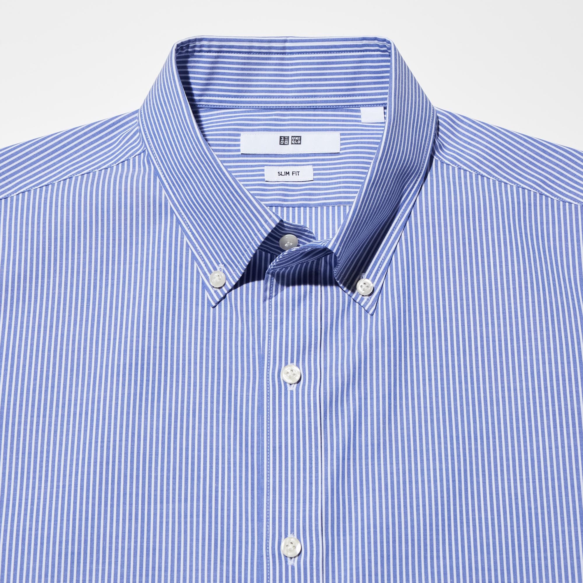 Easy Care Stretch Slim-Fit Shirt | Striped