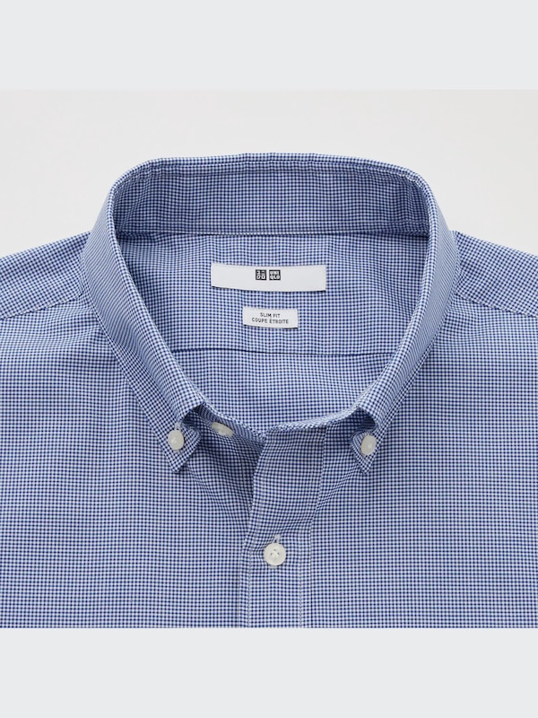 Easy Care Stretch Slim Shirt | Checked