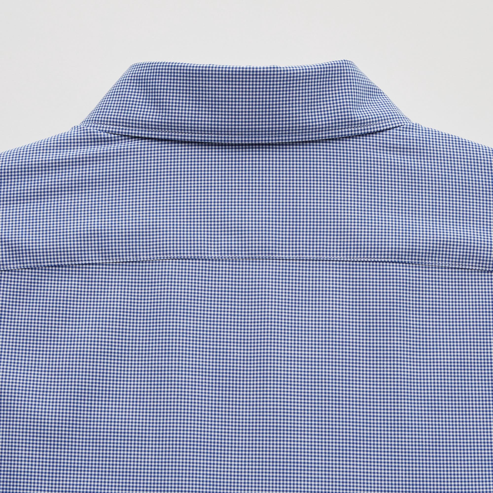 Easy Care Checked Stretch Slim-Fit Long-Sleeve Shirt