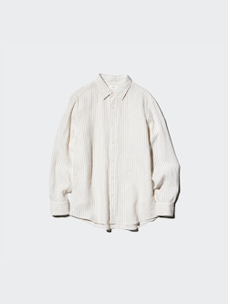 100% Premium Linen Shirt (Stripe)