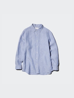 100% Premium Linen Shirt (Stripe)
