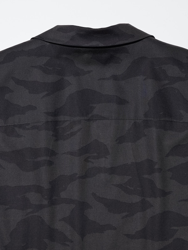 Modal Open Collar Shirt | Short Sleeve