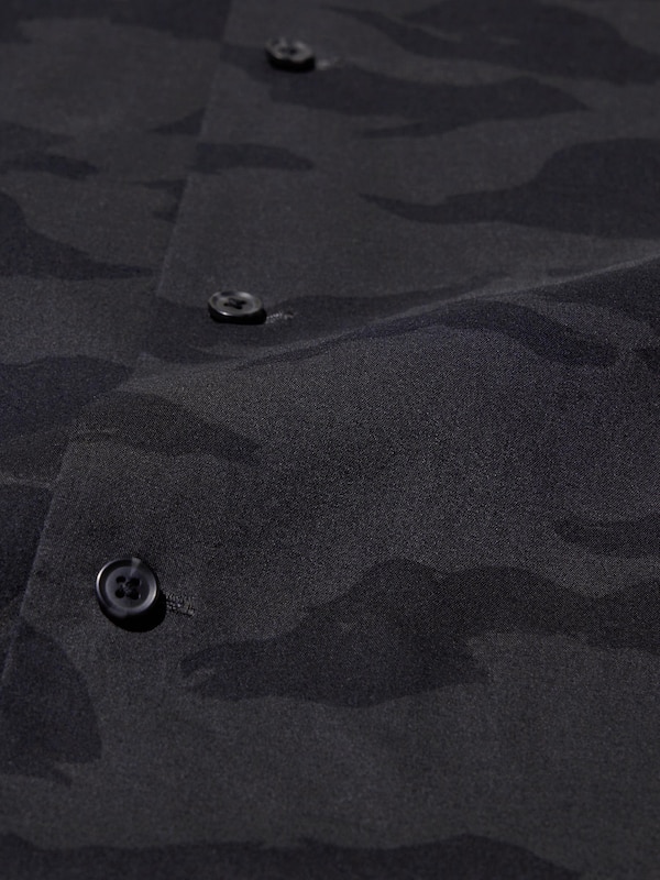 Modal Open Collar Shirt | Short Sleeve