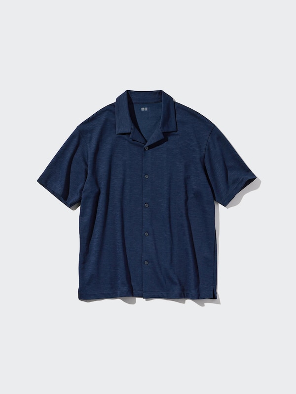 AIRism Cotton Polo Shirt (Open Collar)