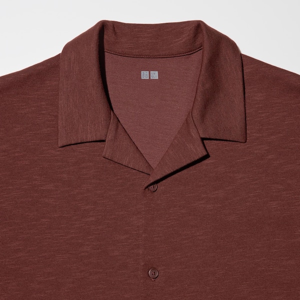 AIRism Cotton Full Open Polo Shirt (Open Collar) | UNIQLO US