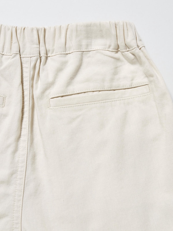 Linen Blend Jogger Pants