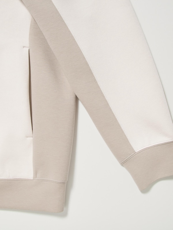 DRY Stretch Sweat Full-Zip Hoodie (Color Block)