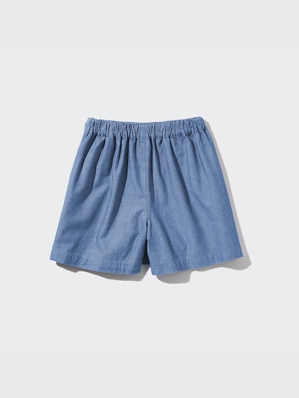 Chambray Mini Skort