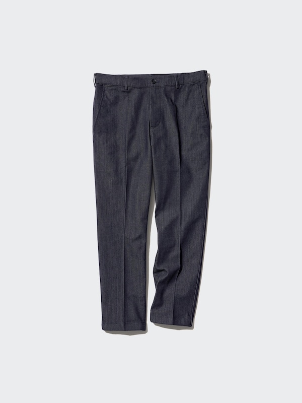 Smart Denim-Like Ankle Trousers