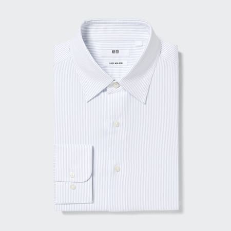 Super Non-Iron Regular Fit Striped Shirt (Regular Collar)