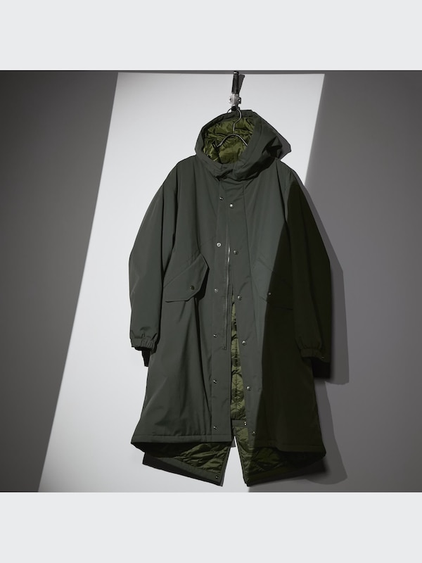 PUFFTECH Hooded Coat (HEATTECH, Relaxed Fit)