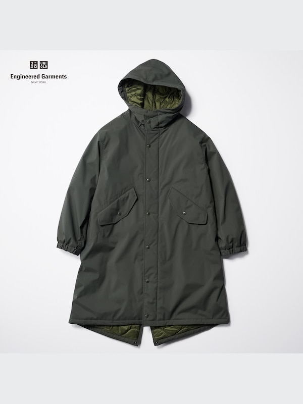 PUFFTECH Hooded Coat (HEATTECH, Relaxed Fit)