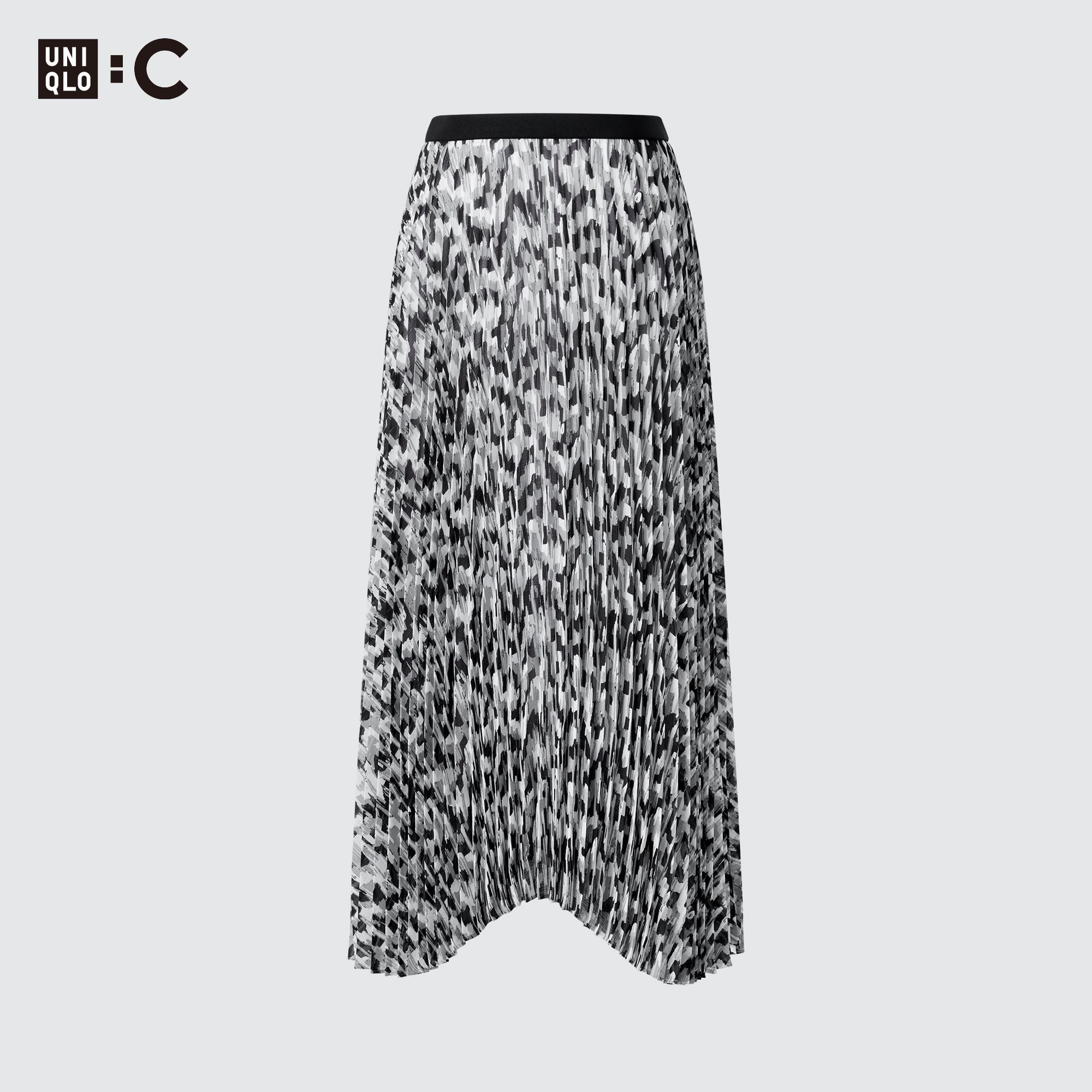 Pleated Printed Skirt | UNIQLO US