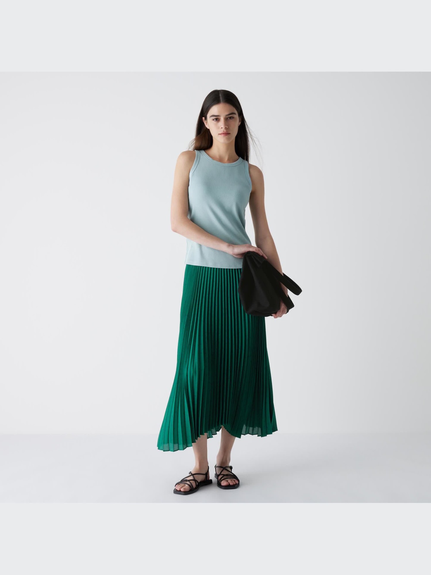 Pleated Skirt Dots