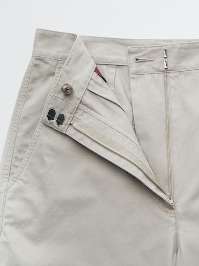 Pantaloni Misto Cotone Taglio Dritto