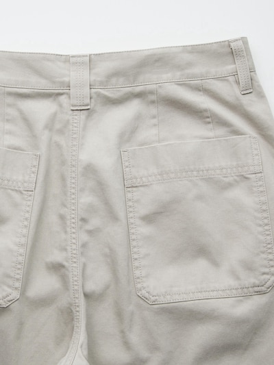 Pantaloni Misto Cotone Taglio Dritto